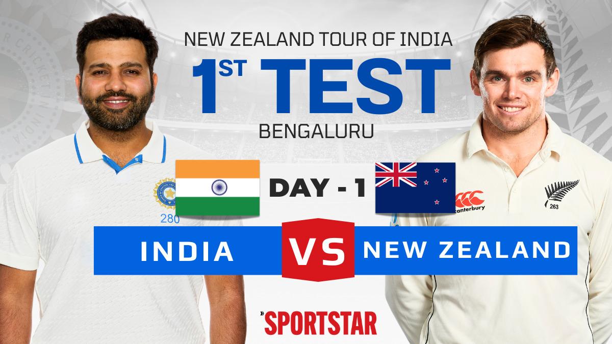 India vs New Zealand Live Score, 1st Test Day 1: Toss delayed due to rain in Bengaluru ahead of IND-NZ opening match